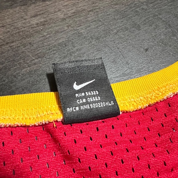 Nike Houston Rockets Steve Francis #3 NBA Jersey - Men’s 3XL - Mustard and Red - Picture 7 of 8